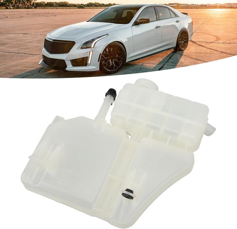 Yoidesu Engine Coolant Expansion Tank, PP Material, Fits 2016 and Up, CTS 2003-2019, ATS 2013-2019, High Performance, Keeps Engine Within Optimal Temperature Range - Image 5